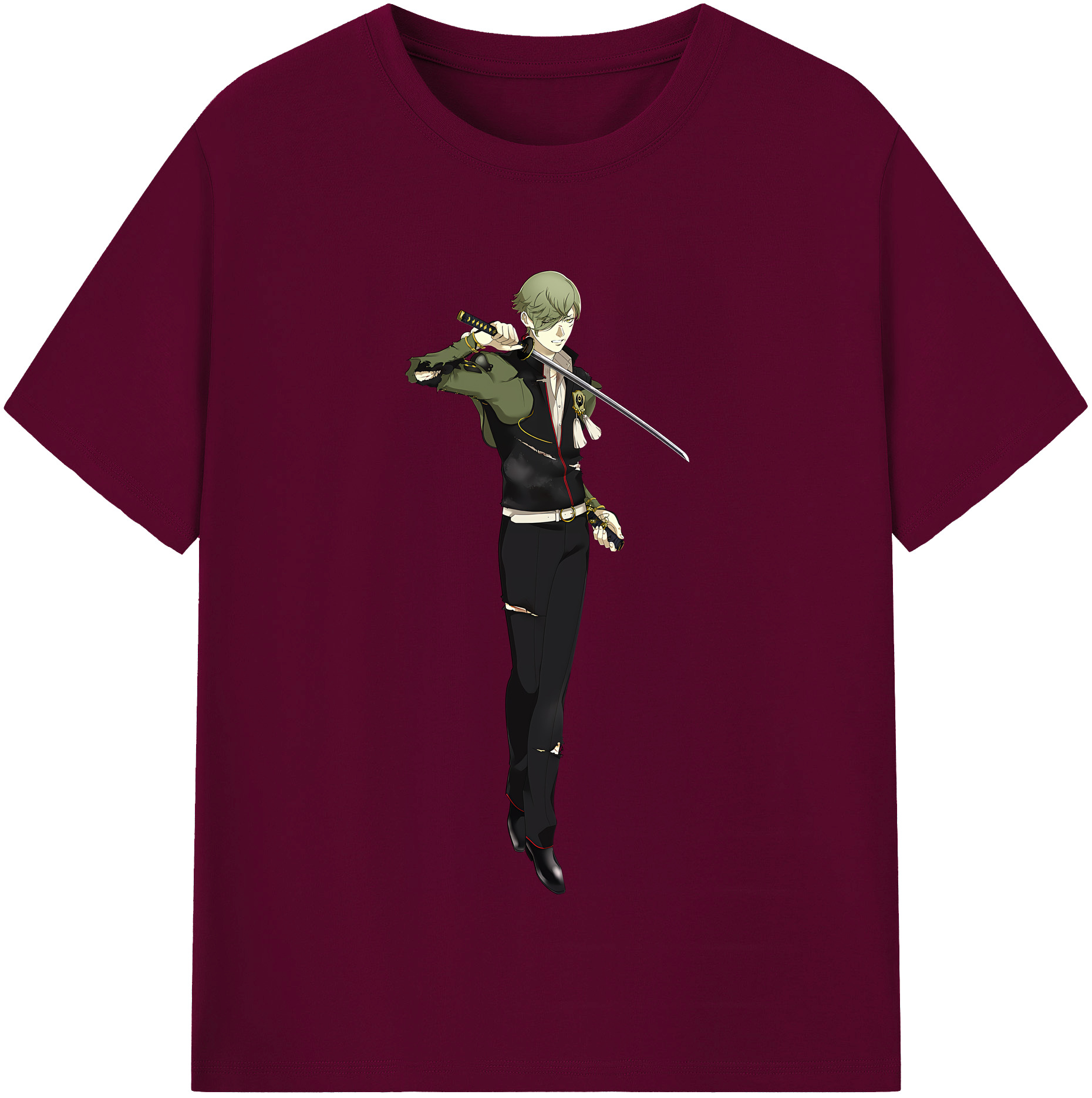 （画像用） 刀剣乱舞 Touken Ranbu レディースカジュアルプリントTシャツ（綿100％）